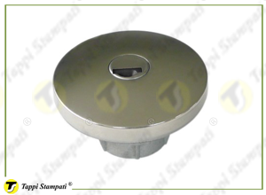 240 gasoline tank cap with key, bayonet coupling passage Ø 40 mm in steel and stainless steel